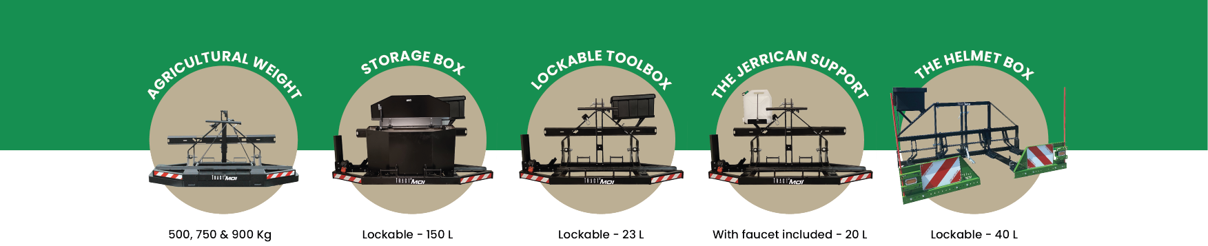 Accessories compatible with TM2 and TM4