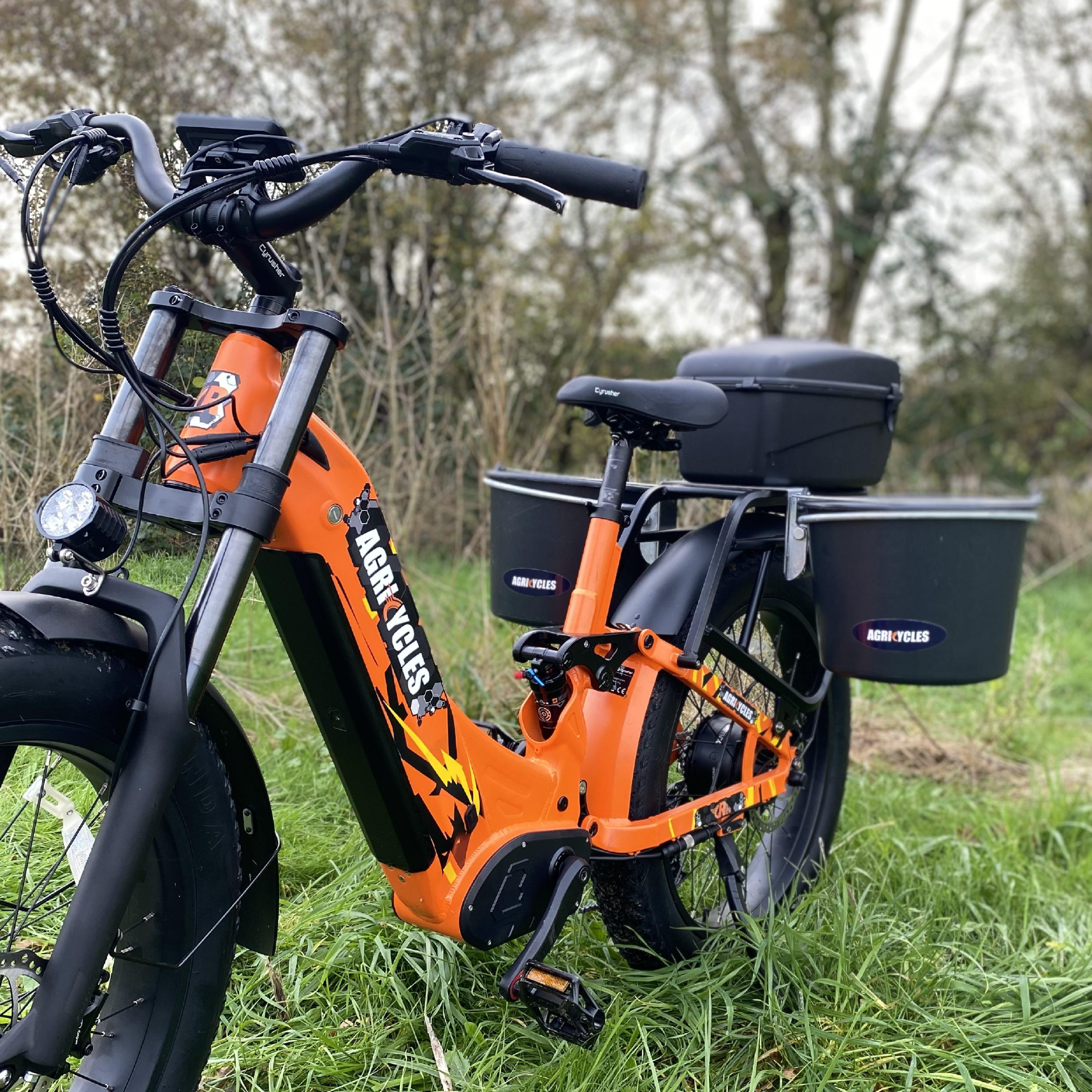 Vélo électrique CR24 orange